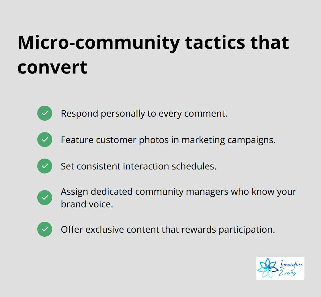 Checklist of effective micro-community tactics - brand marketing strategy